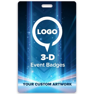 Lenticular 3D Event Badges (2.75"x4")