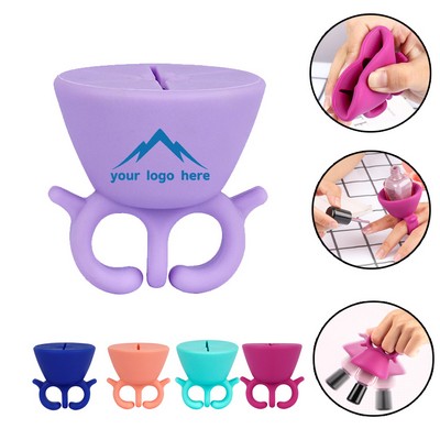Wearable Nail Polish Holder Ring