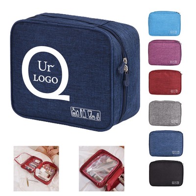 Large Capacity Portable Makeup Bag