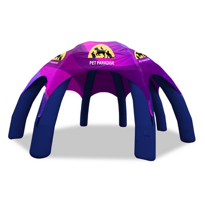 30' Custom Inflatable Spider Tent with 8 legs with Canopy