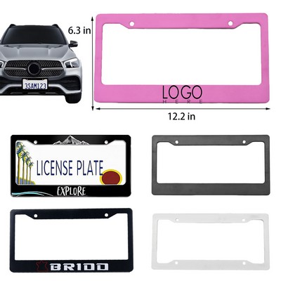 Plastic License Plate Frame