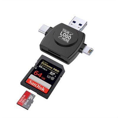 4" 1 TF SD Card Reader