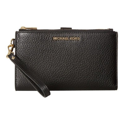 Michael Kors® Black Adele Double Zip Wristlet