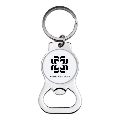 Dome Bottle Opener Keychain