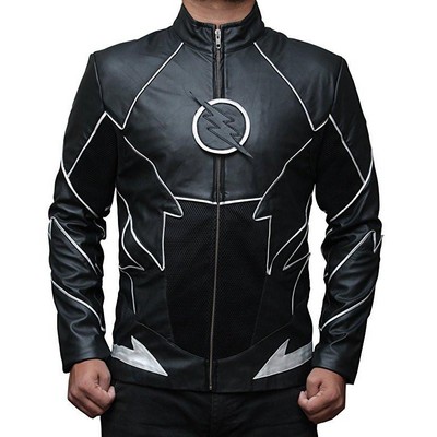 Flash Leather Shield Style Jacket