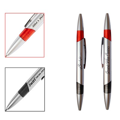2-In-1 Black Red Double Sided Pen