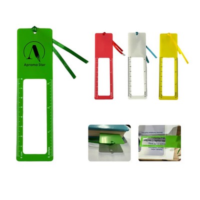 Bookmark Magnifier With Ruler