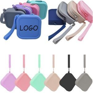 Creative Silicone Square Makeup Storage Bag