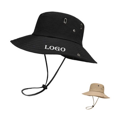 Summer Outdoor Hunting Fishing Safari Bucket Sun Hat