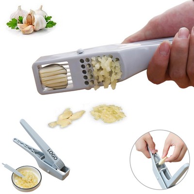 Plastic Garlic Mincer w/Slicer