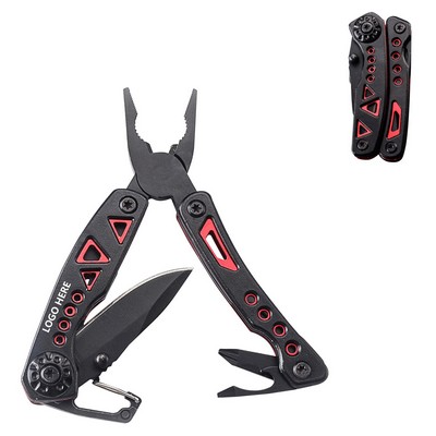 Foldable Multi Tool Pliers with Carabiner