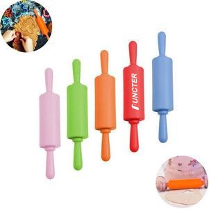 Plastics Handle Silicone Rolling Pin Big Size 17x2"