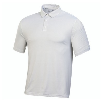 Under Armour T2 Green Bridge Stripe Golf Polo