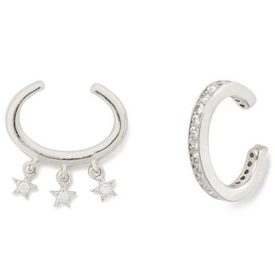 kate spade new york Starring Star Ear Cuff - Silver