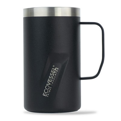 EcoVessel Transit 16 Oz. Mug - Black Shadow