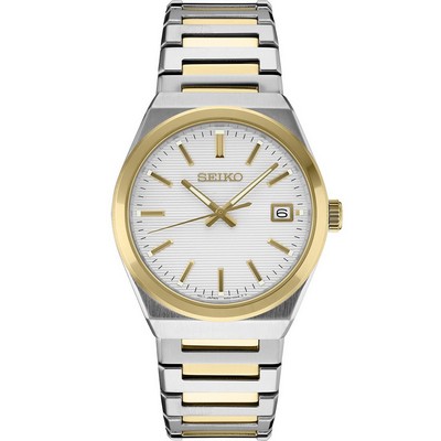 Seiko Watch Essentials Tt Quartz White Dial