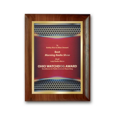 SpectraPrint™ Plaque - Rolled Edge Gold
