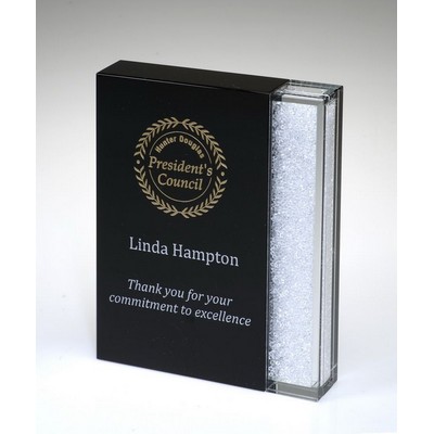 Opulence Crystal Award, 6"H