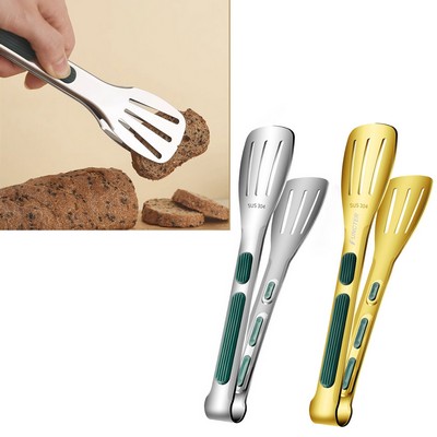 9.26" L Stainless Steel Kitchen Tong Metal Food Clip