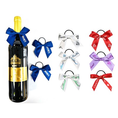 Small Bow tie for Wine Bottles Neck Bow Ribbon Ties