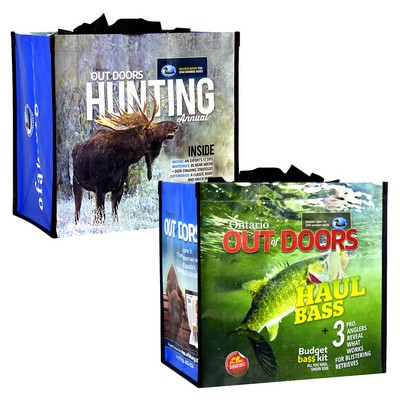 145g Full Color Laminated Woven PP Custom Tote Bag (12.5"x12.5"x8")