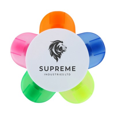 Flower Shape Highlighter with Different Colors