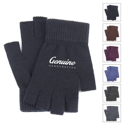 Knit Half Finger Gloves