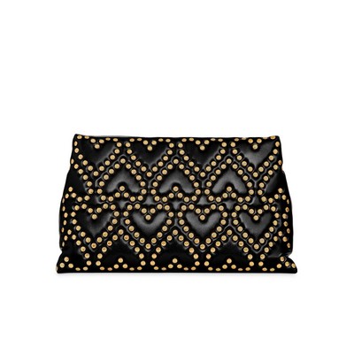 Rebecca Minkoff Heart Studded Quilt Clutch