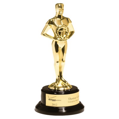 Cast Metal Achiever Figure on a Base