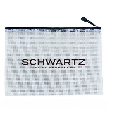 Mesh Zipper Pouch File Bag