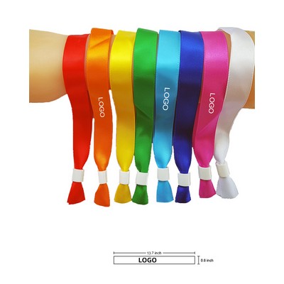 Fabric Event Wristband w/ Locking Bead