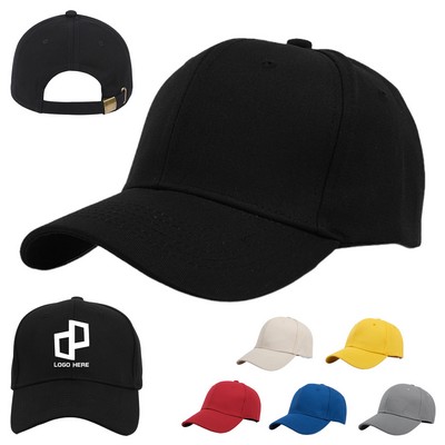 100% Cotton Classic Low Profile Baseball Cap