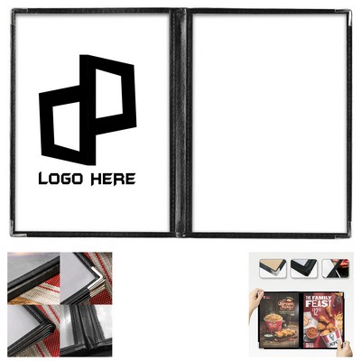 2 Pages Menu Folder