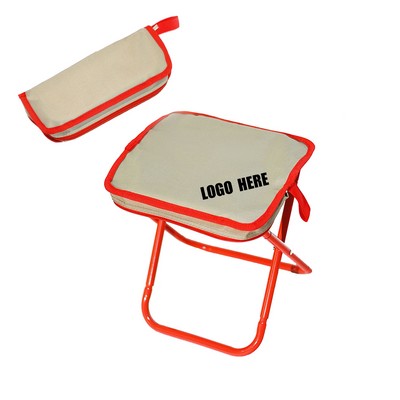 Portable Stool Folding Into Handbag
