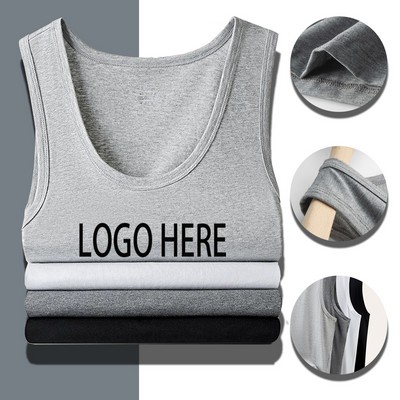 Breathable Cotton Tank Tops for Man