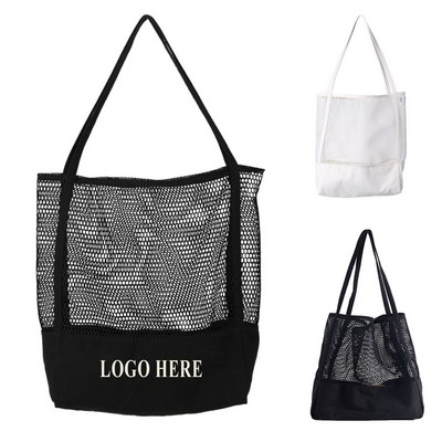 Sheer Mesh Tote Bag