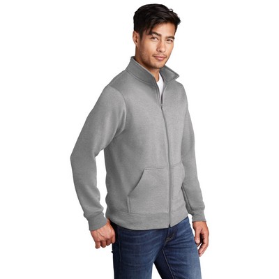 Port & Company Core Fleece Cadet Full-Zip Sweatshirt