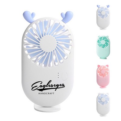 Adjustable USB Rechargeable Portable Handheld Fan