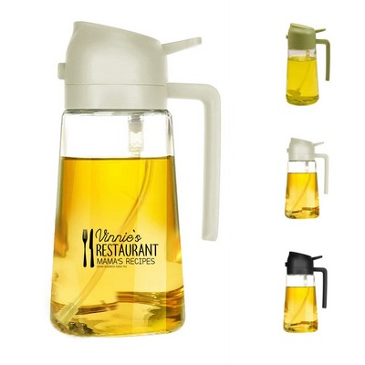 16oz Dual Dispensing Oil Spray Bottle