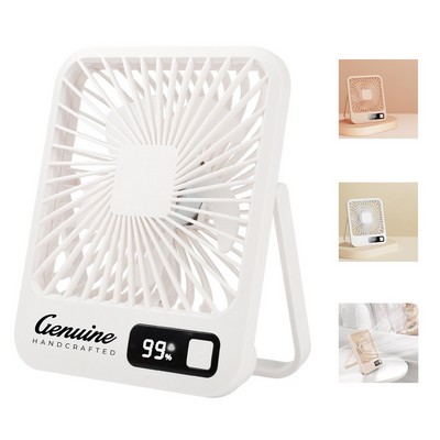 Portable Rechargeable Desk Fan
