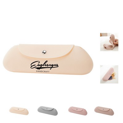 Soft Silicone Makeup Brush Bag