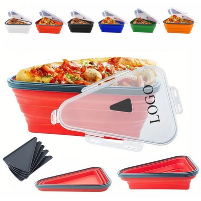 Reusable Pizza Storage Container With 5 Microwavable Trays