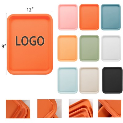 Wheat Straw Material Serving Tray