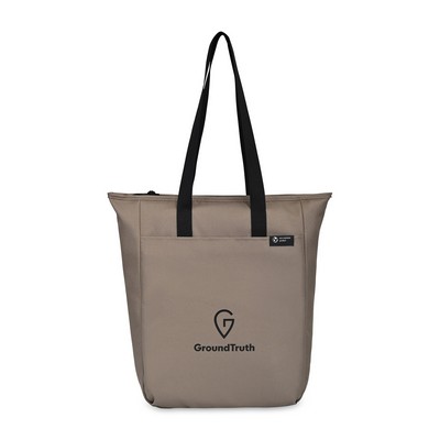 Renew Recycled rPET Zippered Tote - AWARE™ - Brindle