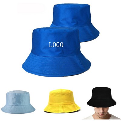 Cotton Unisex Beach Bucket Hat