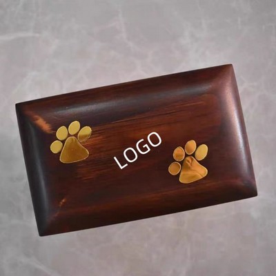 Rectangular Wooden Pet Urn