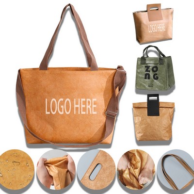 Custom washable DuPont kraft bag