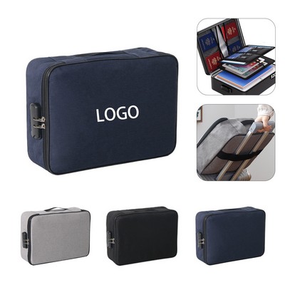 Document Bag with Lock