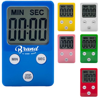 Minimalist Timer with Magnetic Back