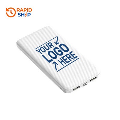 10000mAh Power Bank Portable Battery Double USB Output Double USB OUTPUT Type C Powerbank